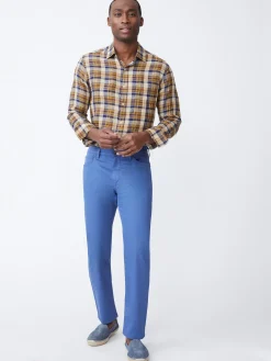 Gramercy Classic Fit Linen Shirt In Plaid