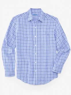 Gramercy Classic Fit Linen Shirt In Gingham