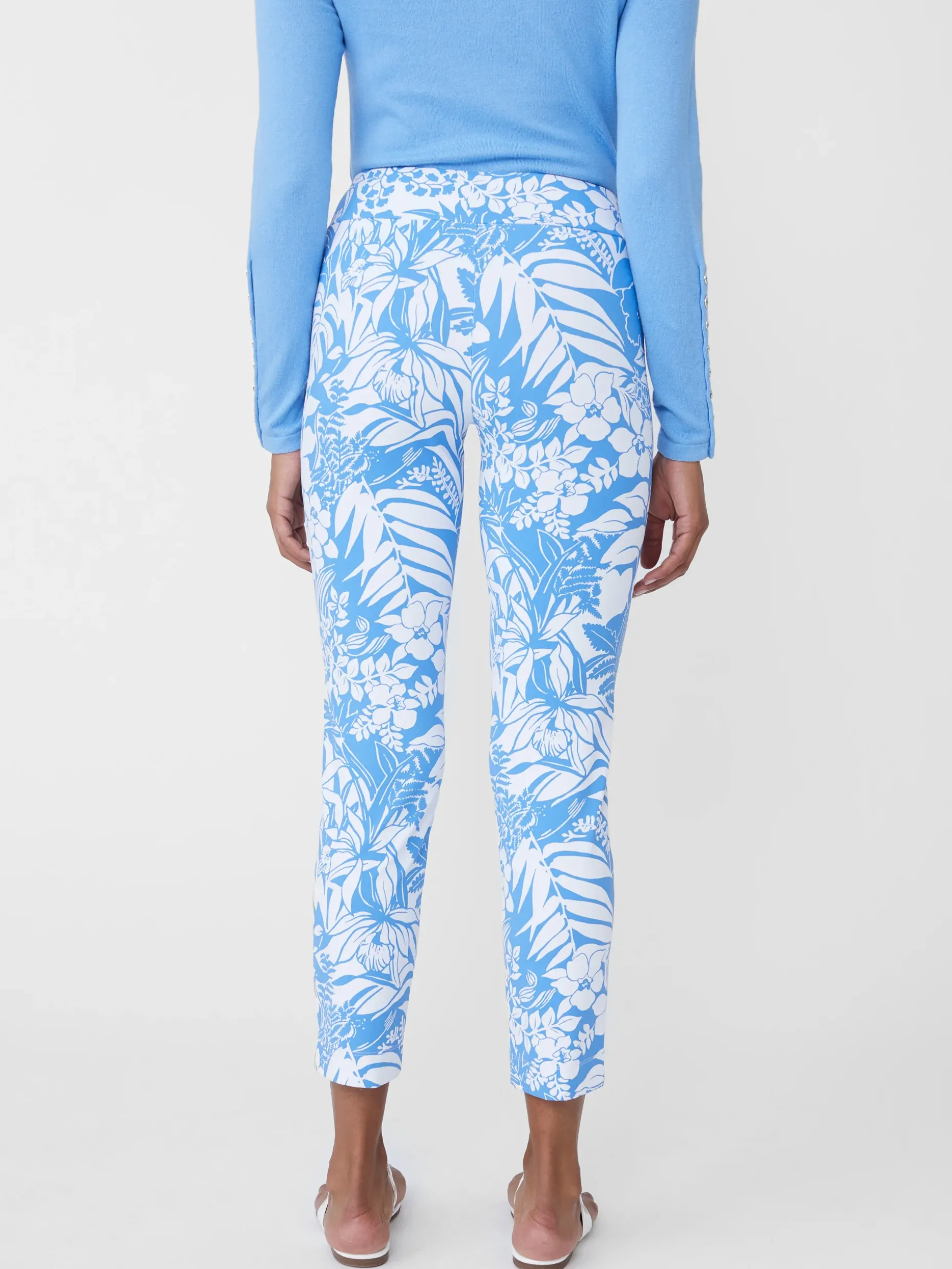 Newport Capri Pants In Bay Isle