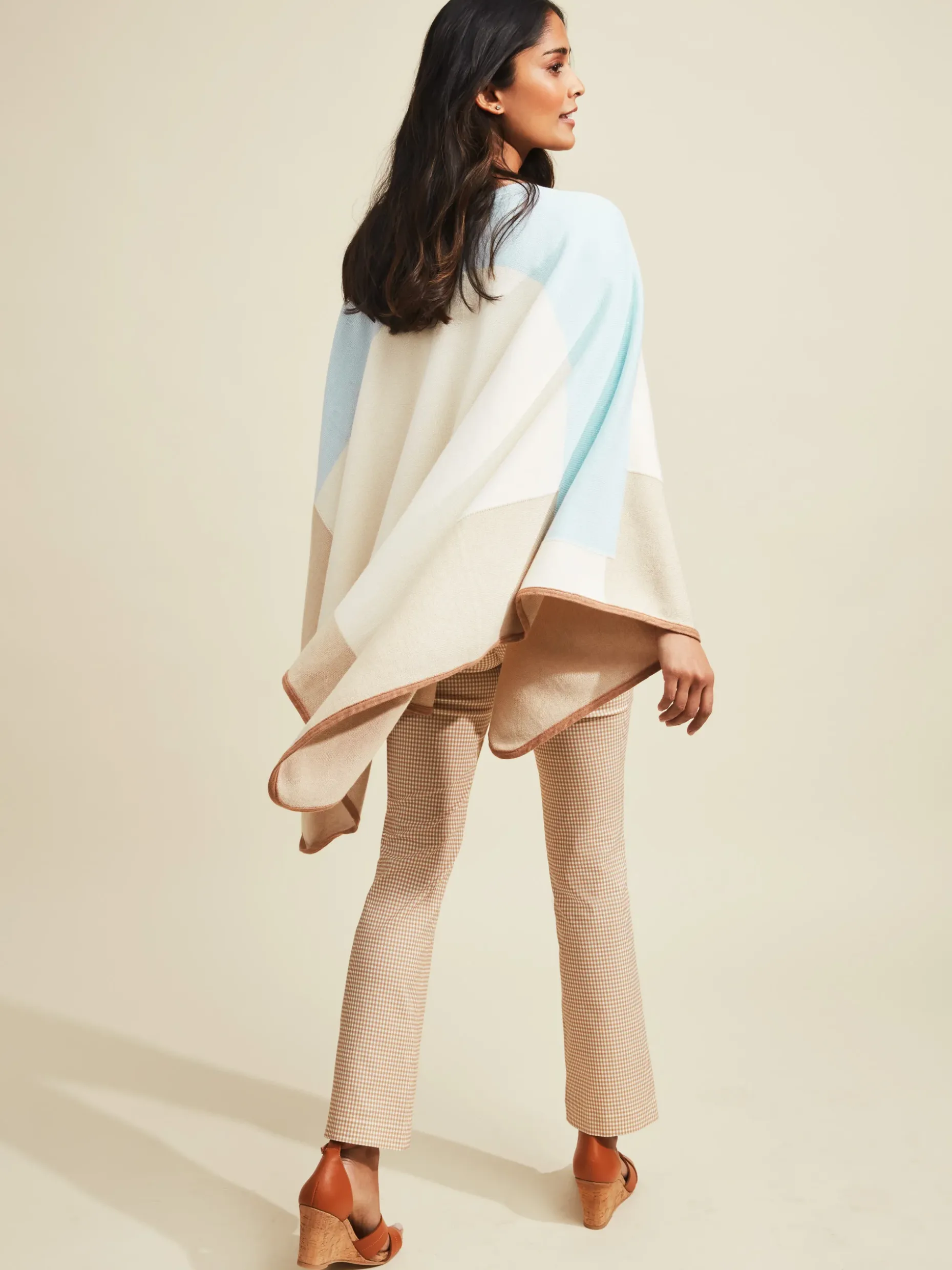 Noreen Wrap In Colorblock