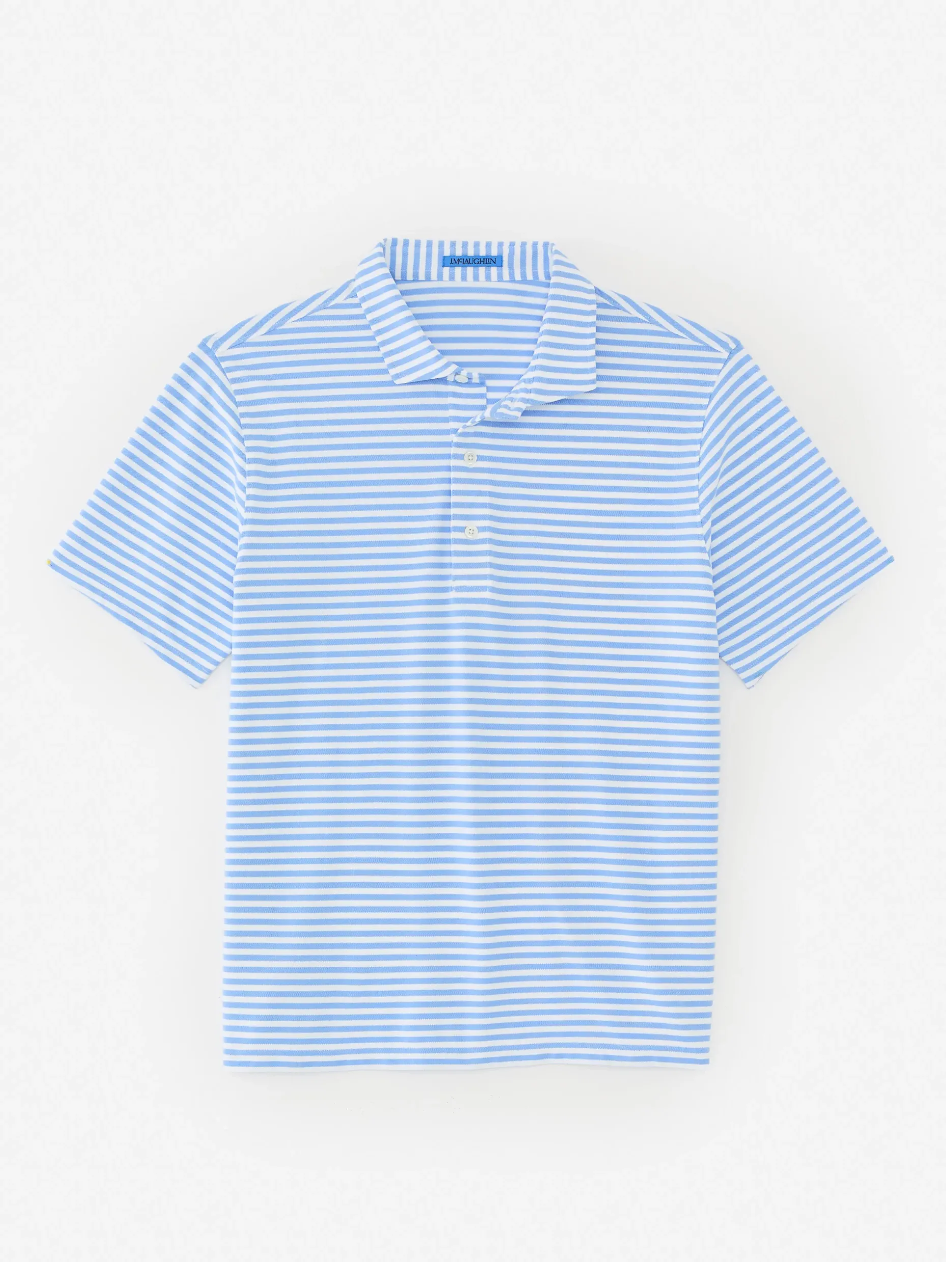 Springer Performance Polo In Bengal Stripe